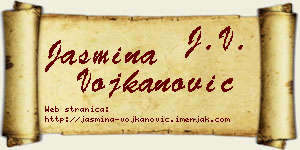 Jasmina Vojkanović vizit kartica